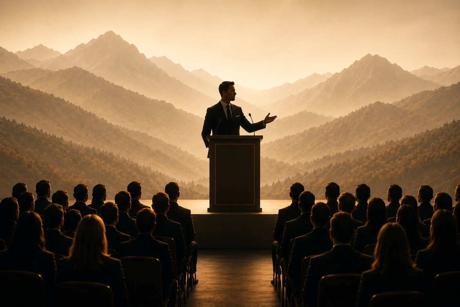 Keynote on stage